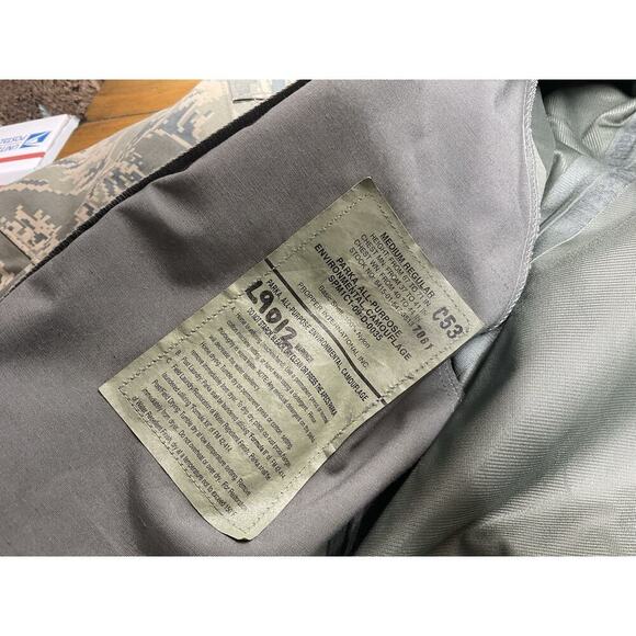 Military Parka All Purpose Environmental Hooded Camo Size Medium - Picture 12 of 16